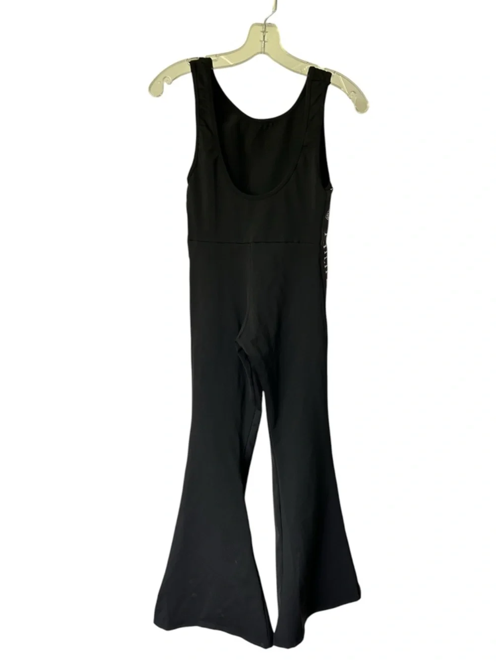 Philipp Plein Black Logo Flare Stretch Jumpsuit $1290. Luxury Designer  Size XS - Picture 3 of 6